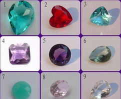 梧州宝石 果绿锆石鸟巢切割圆形的高折光率与定制批发优势